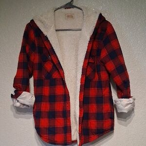 Boston Traders Cream Sherpa-Lined Jacket